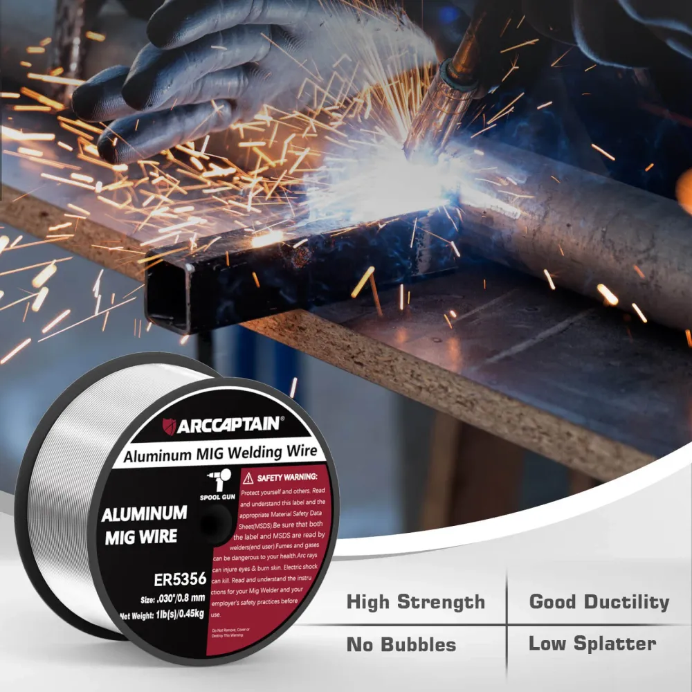 Professionele R134a ER5356 Aluminium Welding Wire 1 LB MIG Wire Spool Gun