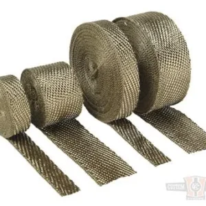 1" x 15 Ft. Aerospace titaan Exhaust Wrap Harley-Davidson