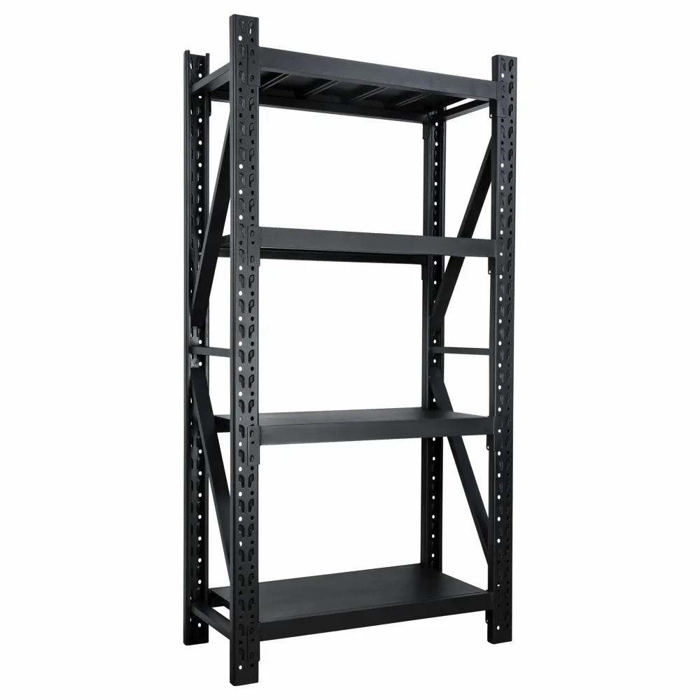 Fornorth Storage Shelf 800kg, 100x50x200cm, Zwart