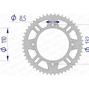Corona AFAM aluminio 72102 - Paso 428