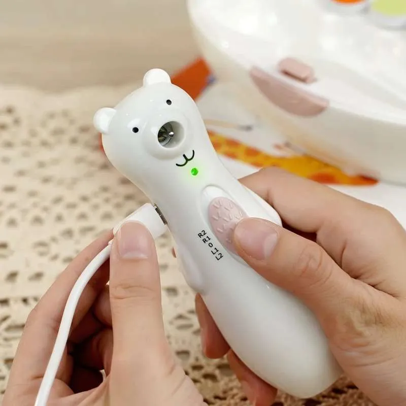 Haakaa Happii Bear - Oplaadbare Vijl met waterafstotende eigenschappen