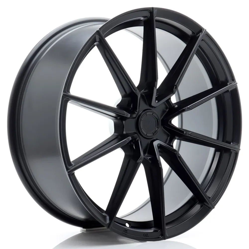 Japan Racing SL-02 Super Light 20x8.5" (5 hole custom PCD) ET20-45, Flat Zwart met snelspanmechanisme