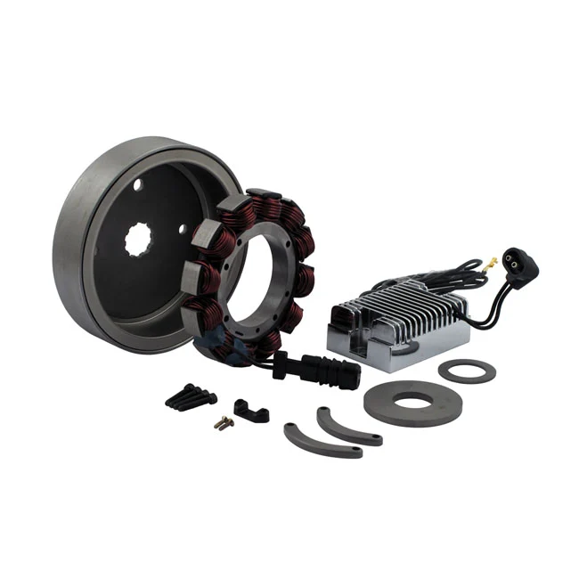 Kit De Carga De 32 Amp, Regulador Cromado Para Harley Davidson - Universeel Pasmodel