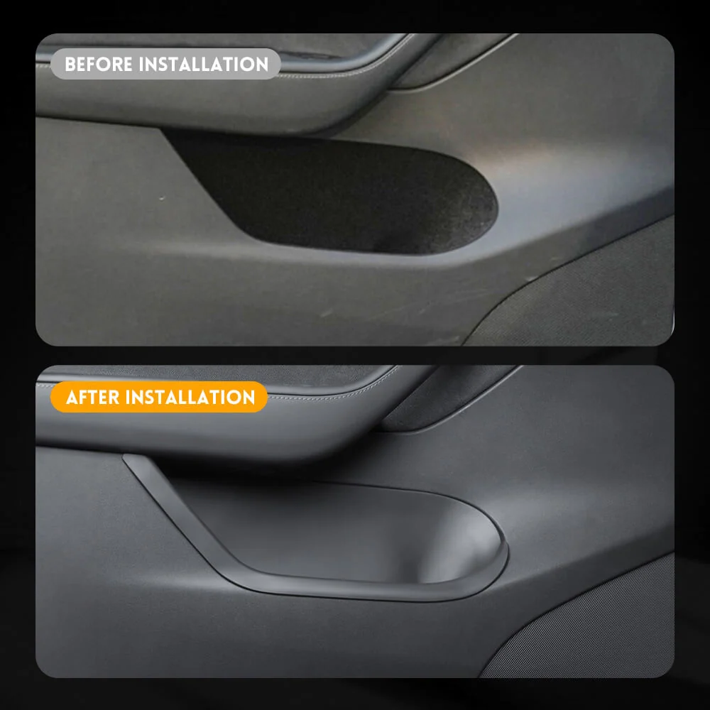 Tesla Model Y Full Cover TPE Waterbestendig Door Side Storage Box (Set/4pcs) met opbergvakken en compartimenten