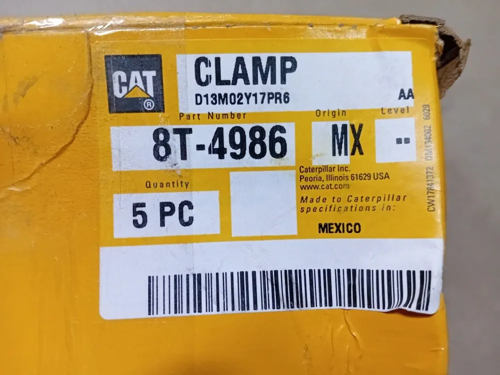 108mm Minimum ID Hose Clamp 8T-4986 (Box 5) van hoogwaardig staal