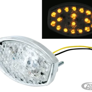 GZP Breed inzetbaar marker light E-appr amber Harley-Davidson met Verhoogde Zichtbaarheid