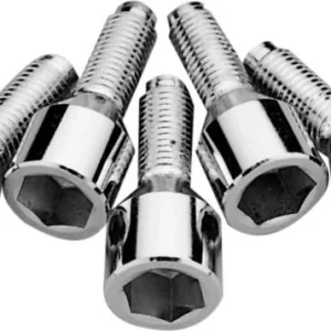 Brake Drum Mounting Screw Set Chroom Harley-Davidson met instructiehandleiding