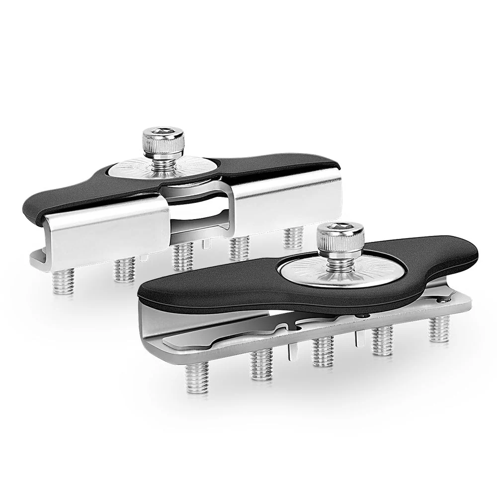 Professionele Kwaliteit Drill-free Clamp Hood Holders Breed inzetbaar Mounting Brackets (Set/2pcs)