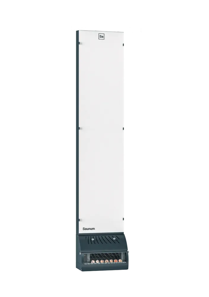 Saunum Base: WALL-MOUNTED climate control system Melkwit Eenvoudig te programmeren