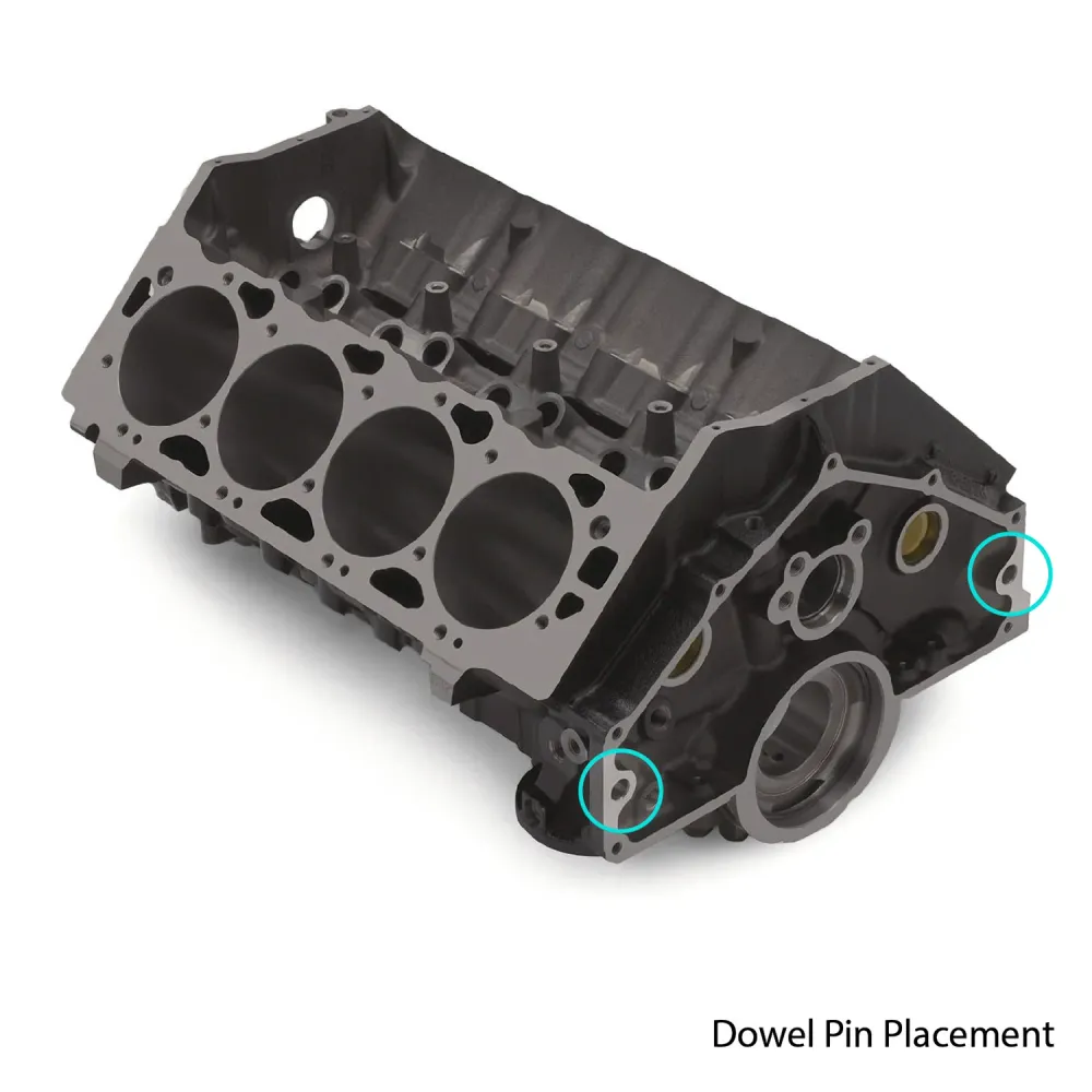 Bellhousing Alignment Dowel Pins Chevy Handzaam and Big Block V8 Engine to Transmission - LS & LT, 1997 & Up - Extended Le...