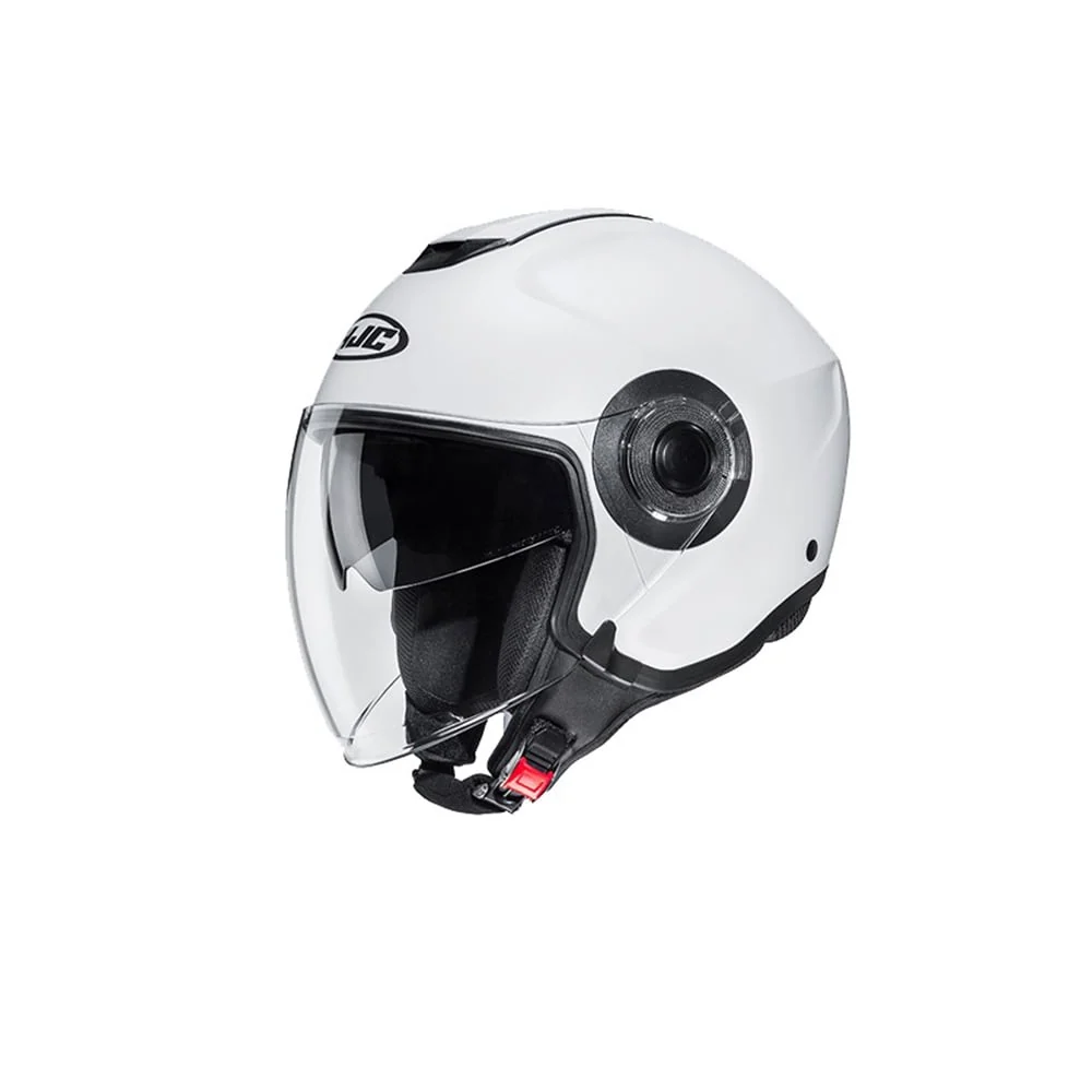 HJC i40N UNI Casco De Moto Jet En Blanco Perla Blanco
