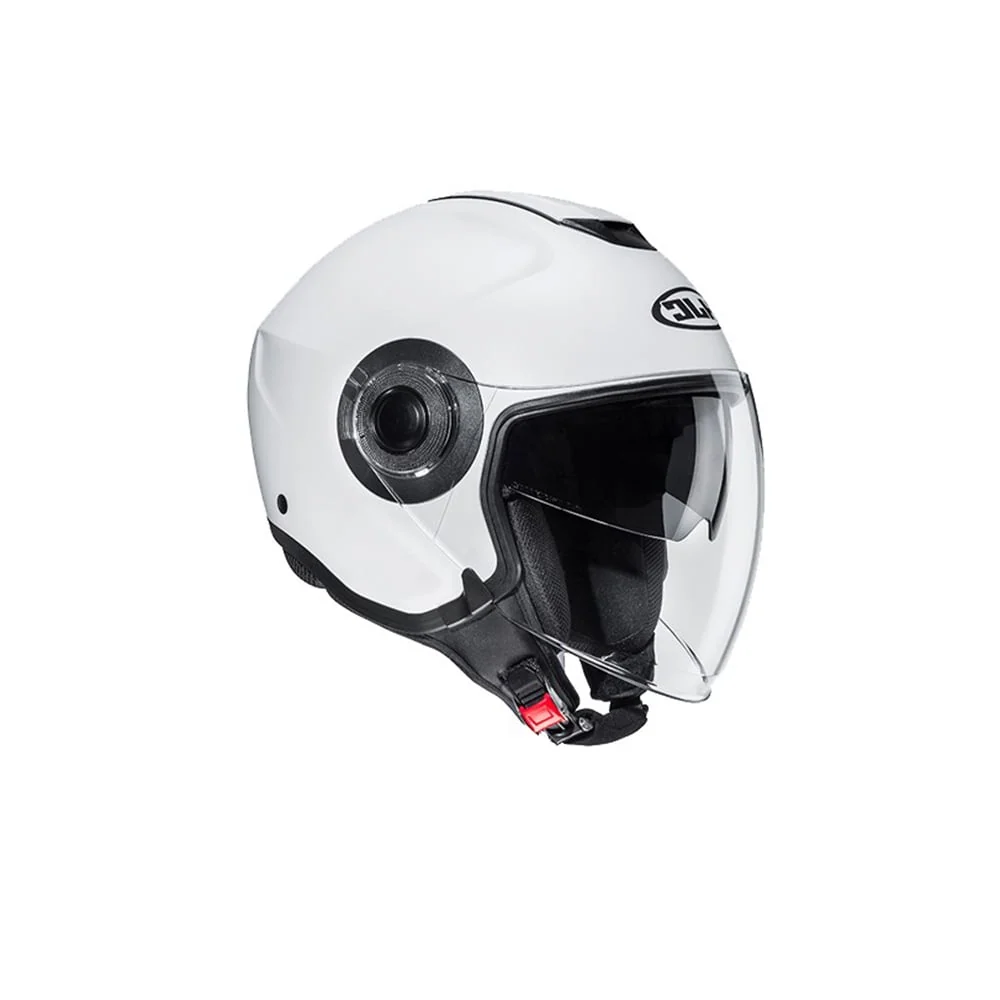 HJC i40N UNI Casco De Moto Jet En Blanco Perla Blanco