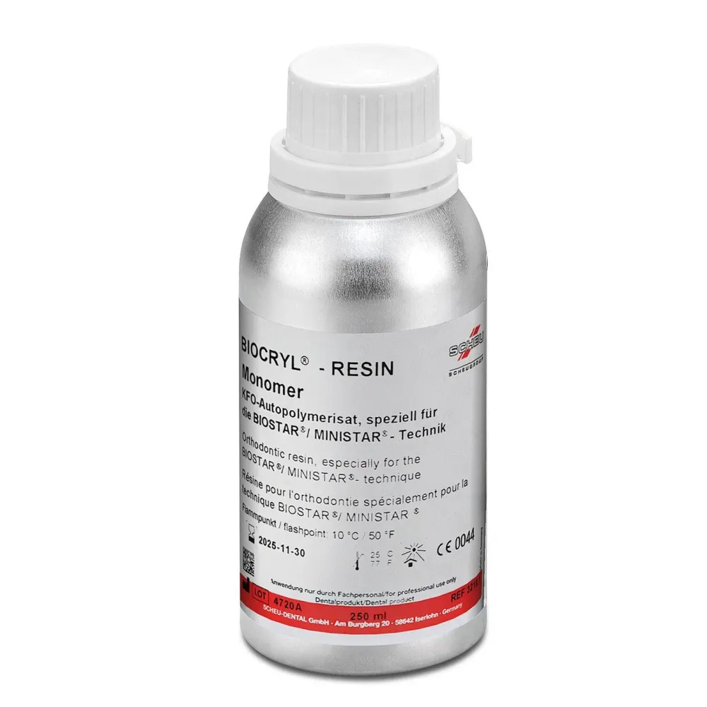 Biocryl Liquid Orthodontics - Scheu Dental - Kil Polymerisable Auto