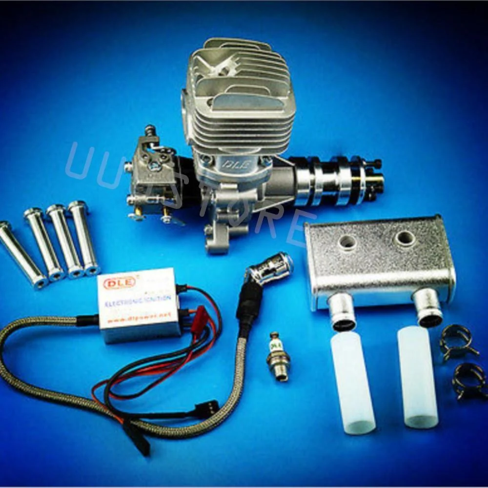 Vervangingspomp Nieuw DLE Gasoline Engine DLE35RA Rear Exhaust 35CC RC Plane Fixed Wing Modle