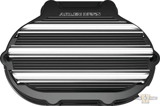 10-Gauge Transmission Side Cover Zwart Anodized Harley-Davidson