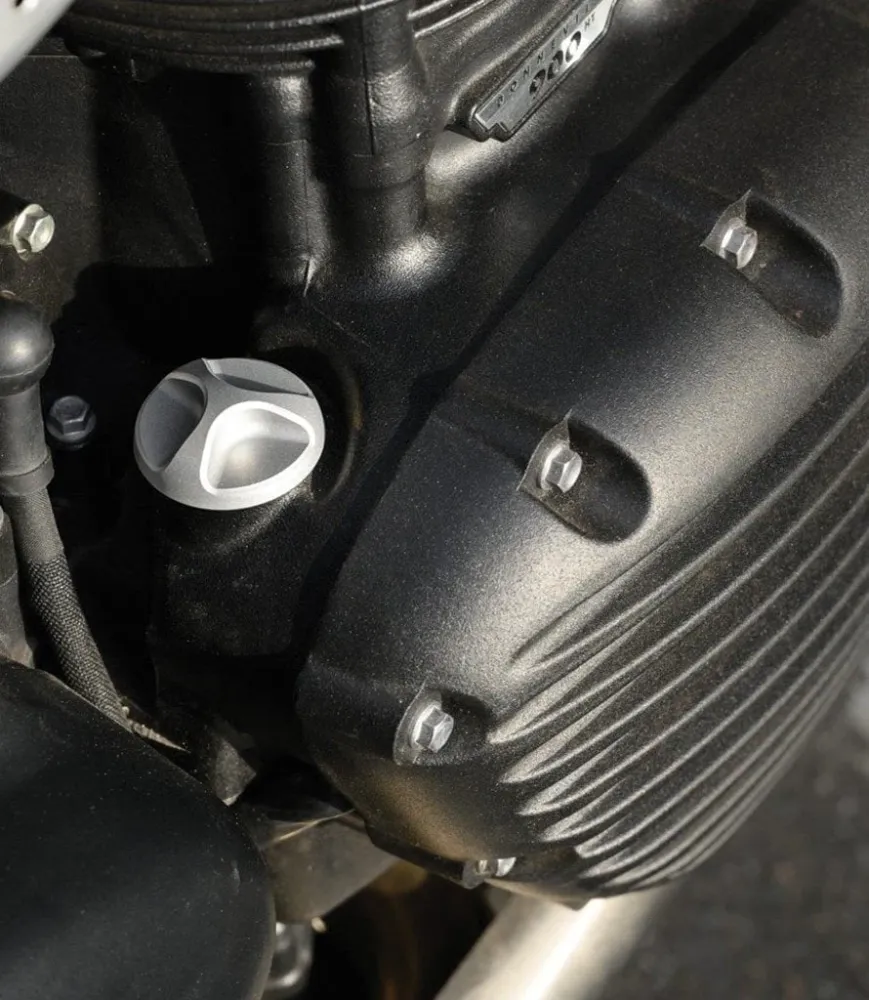 Oil Cap Satijnstof Finish Engine Triumph