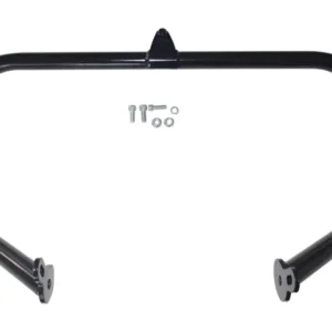 Protector De Motor Delantero Negro Para Harley-Davidson 00-17 FX Softail Complete set met bevestigingsmateriaal