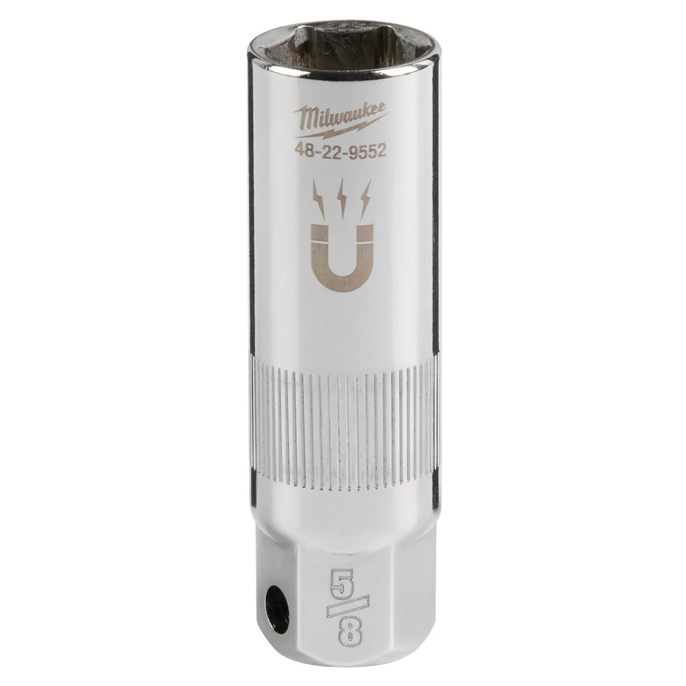MILWAUKEE 3/8" Drive 5/8" Magnetic Spark Plug Socket