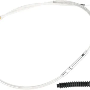 Platinum Series Clutch Cable Stainless Steel Clear Coated Verchroomd Look 61,8" Harley-Davidson