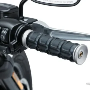 Dillinger Grips Zilver 1" Satin Cable operated Harley-Davidson