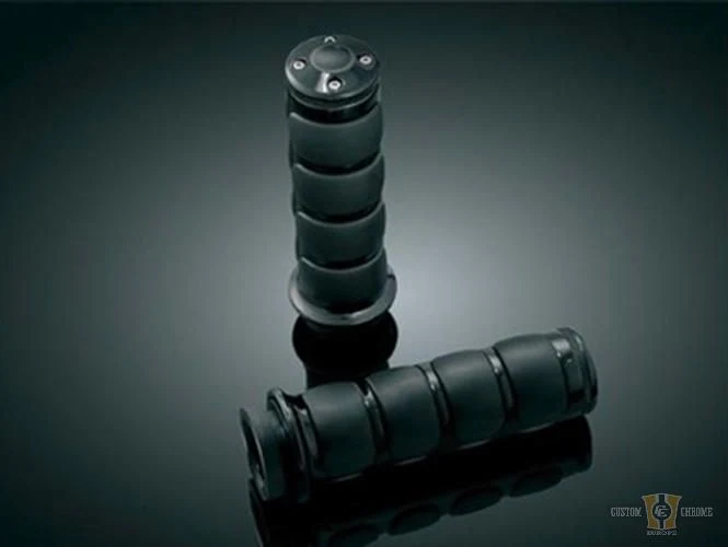 ISO Grips Ebbenhout 1" Gloss Cable operated Harley-Davidson