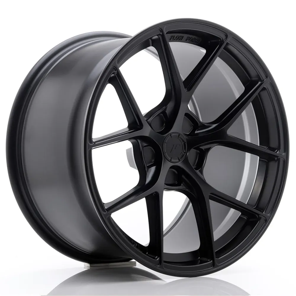 Japan Racing SL-01 Super Light 18x10.5" (5 hole aangepast PCD) ET25-38, Flat Black