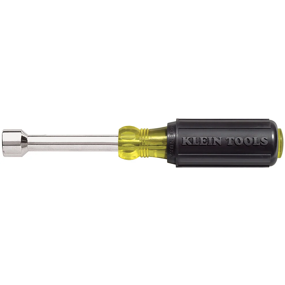 KLEIN TOOLS 9/16-Inch Hollow Shaft Nut Driver 4-Inch Shaft