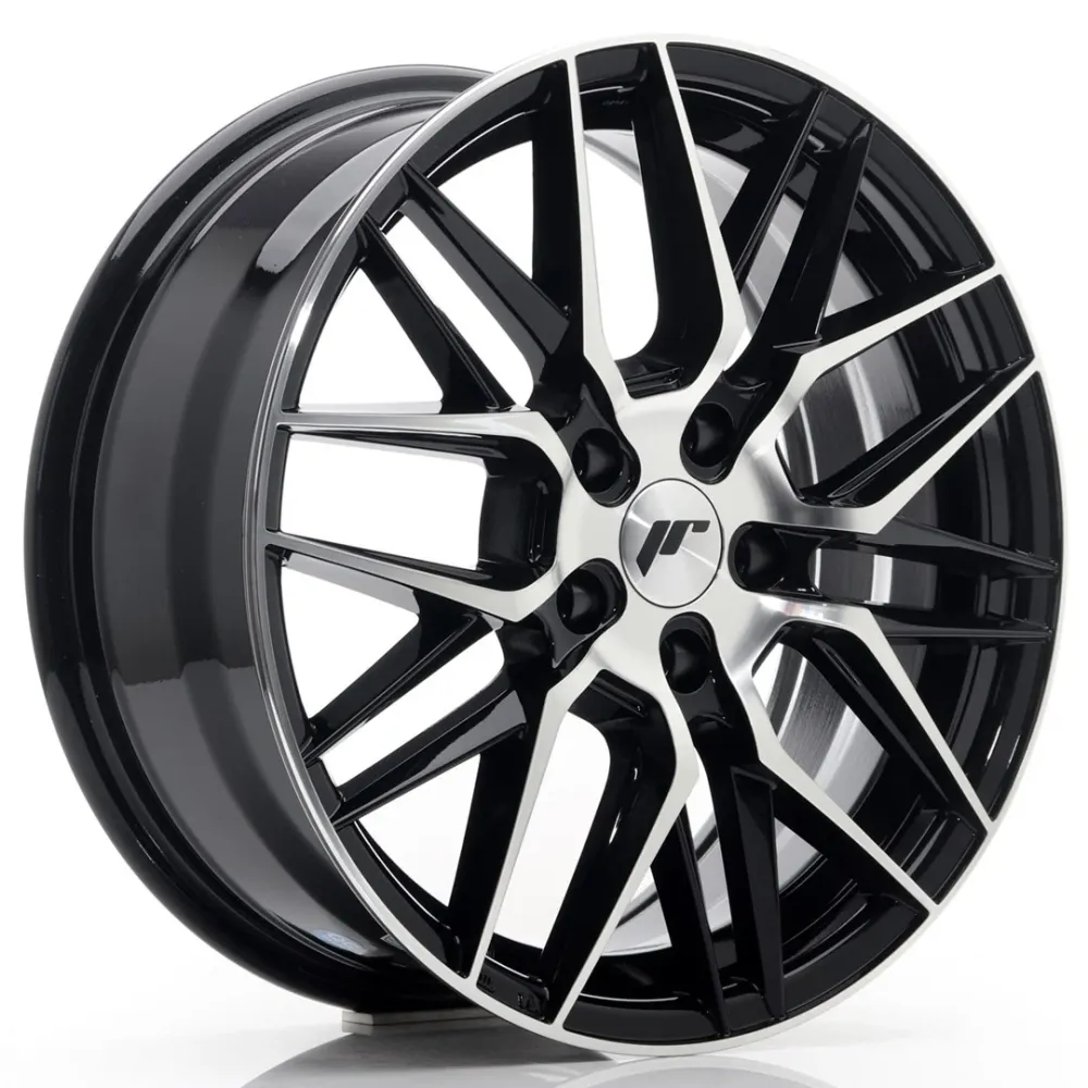 Japan Racing JR-28 17x7" 5x114.3 ET40, Gloss Ebbenhout Machined