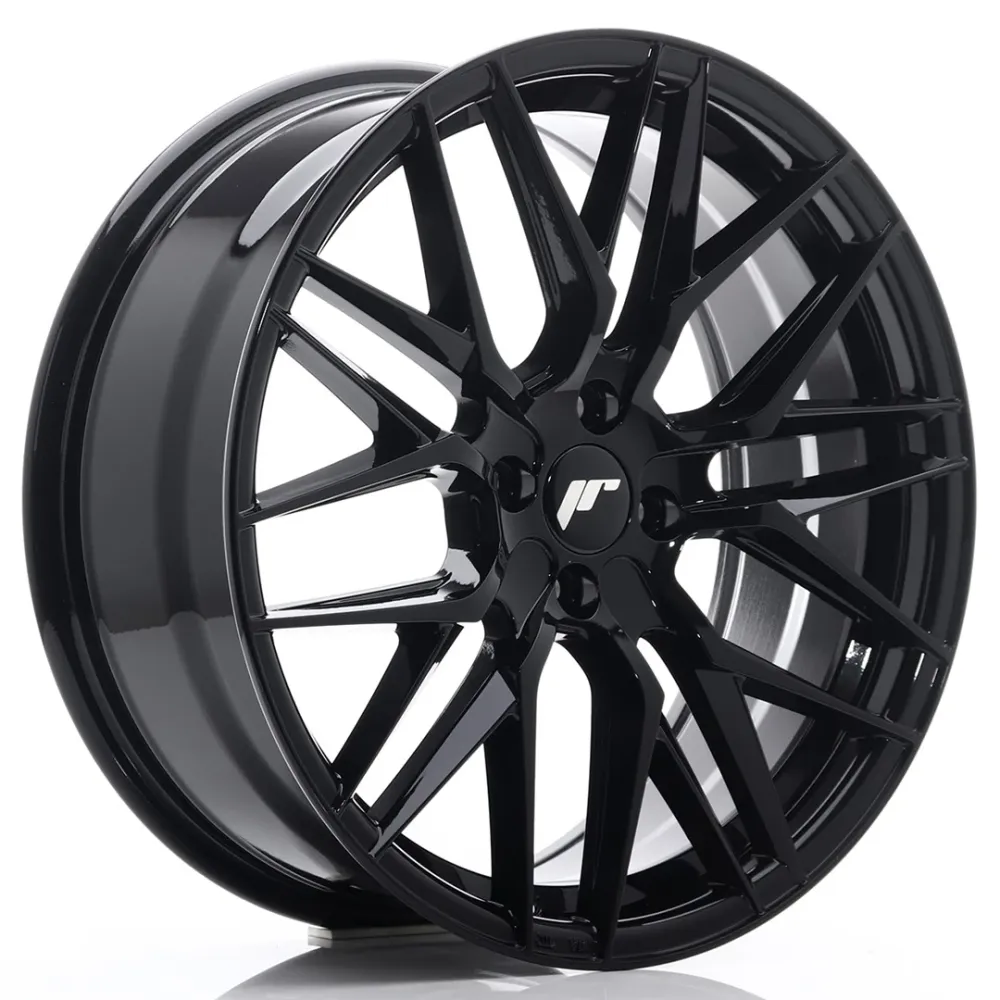 Japan Racing JR-28 18x7.5" 4x100 ET40, Gloss Ravenzwart