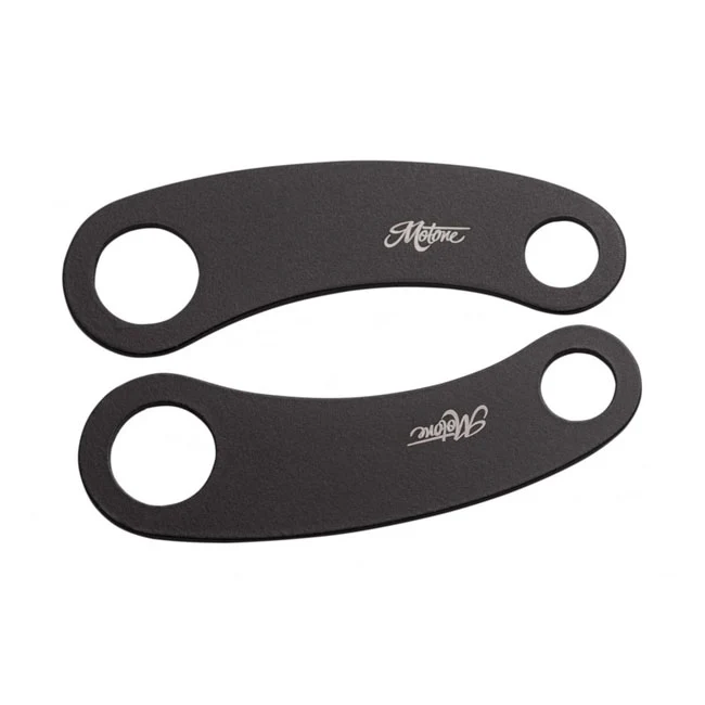 Motone, Turn Signal Brackets, Top Shock Mount. Koolzwart