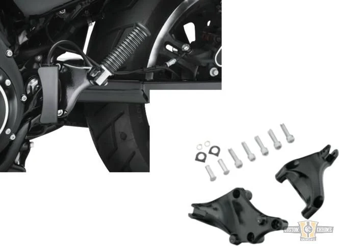 Sportster Passenger Peg Mounts Ravenzwart, Anodized Harley-Davidson