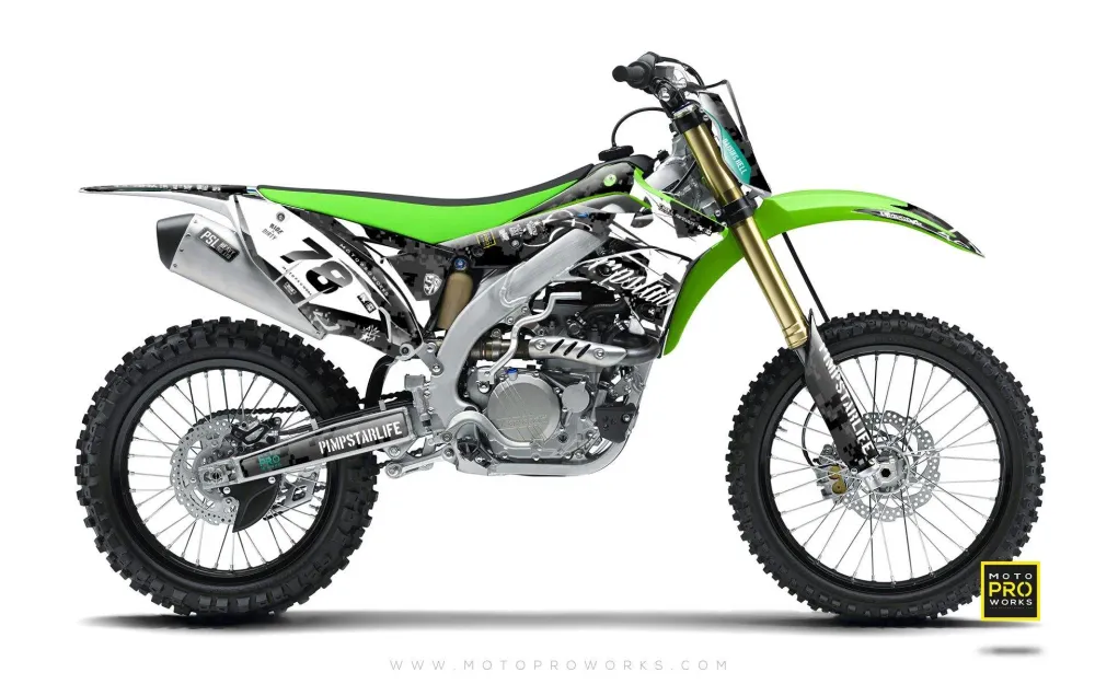 Kawasaki GRAPHICS - "MARPAT" koolzwart