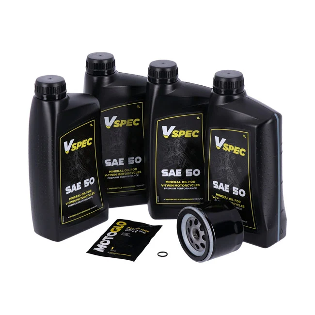 Kit Cambio De Aceite De Motor Sae 50 Para Harley-Davidson L82-84 FL Shovel; L82-84 FX Shovel