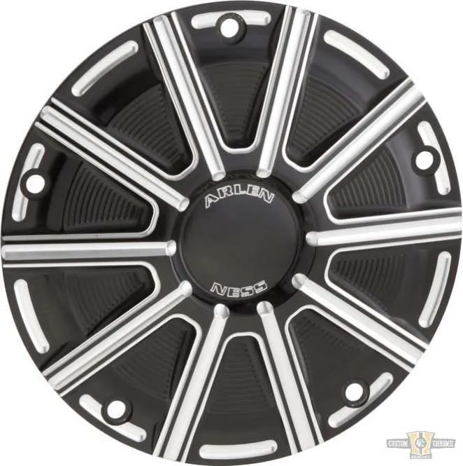 10-Gauge Derby Cover Koolzwart Anodized Harley-Davidson