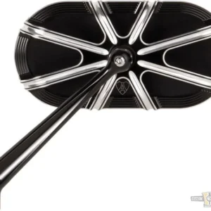 10-Gauge Forged Billet Mirror Ravenzwart, Anodized Harley-Davidson