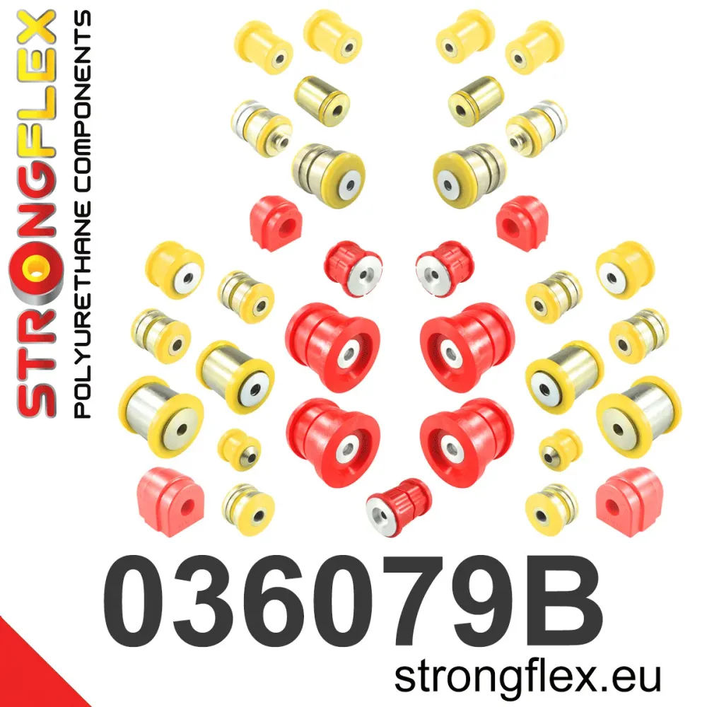 Full suspension polyurethane bush kit - BMW > Serie 5 > VI F10 / F11 / F07 > F07 5 GT RWD