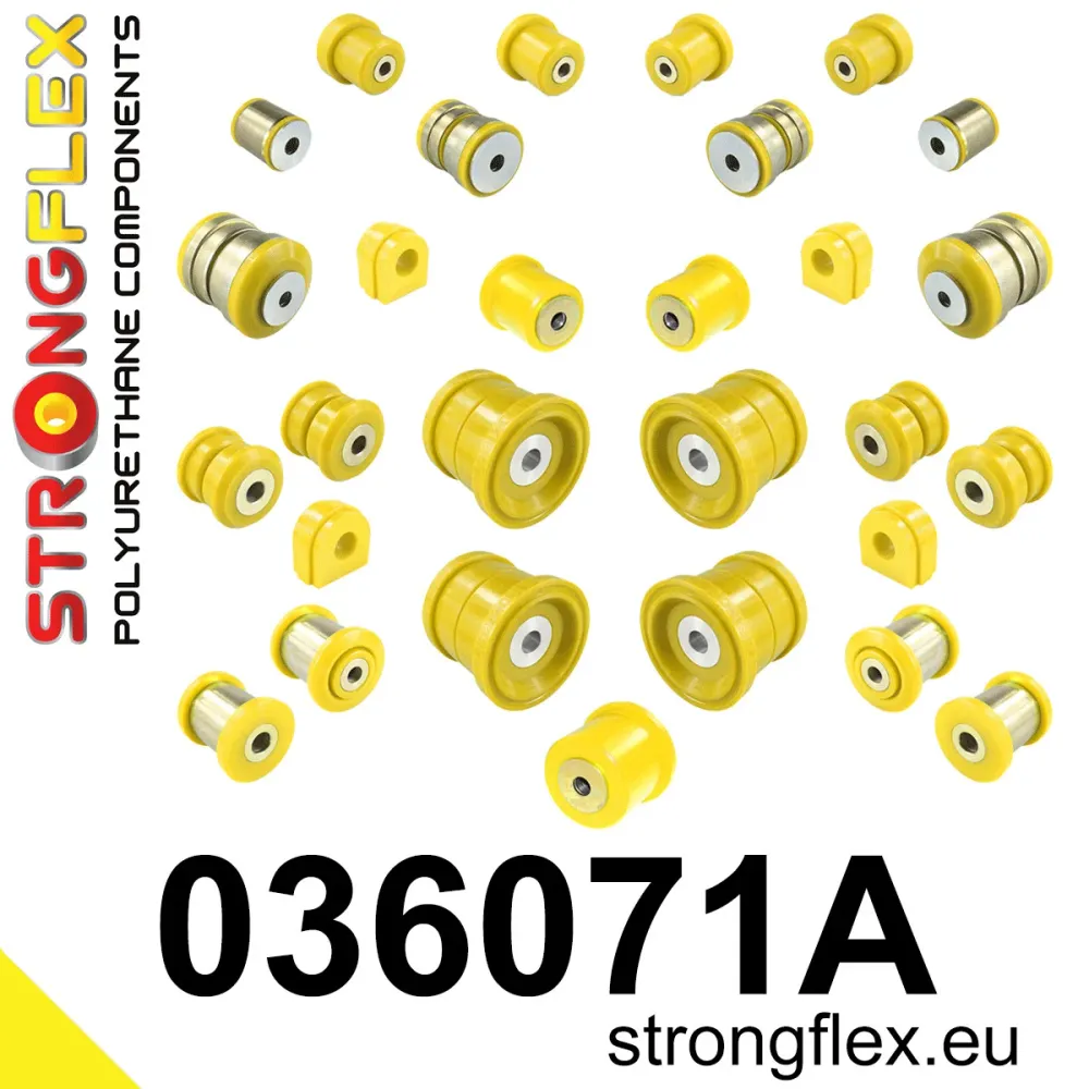 Full suspension polyurethane bush kit SPORT - BMW > X5 > III F15/F85|BMW > X6 > II F16/F86