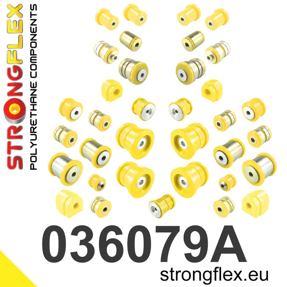 Full suspension polyurethane bush kit SPORT - BMW > Serie 5 > VI F10 / F11 / F07 > F07 5 GT RWD
