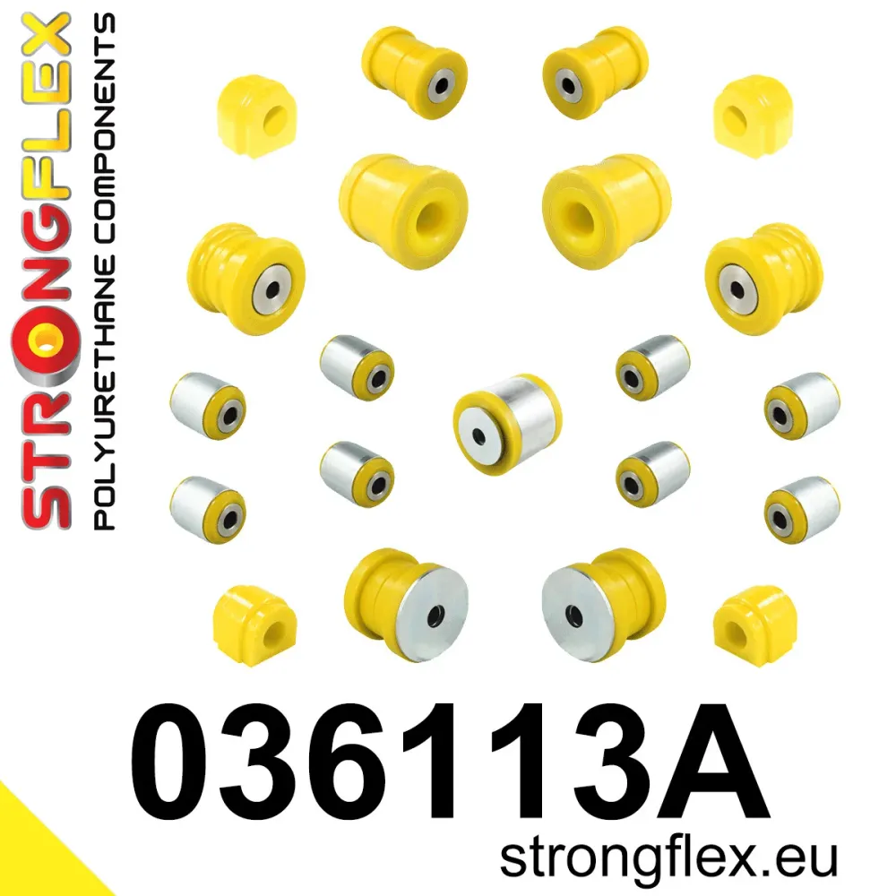 Full suspension polyurethane bush kit SPORT - Mini > Handzaam F54 Clubman / F60 Countryman > F54 / F60 ALL4|BMW > Seria 1...