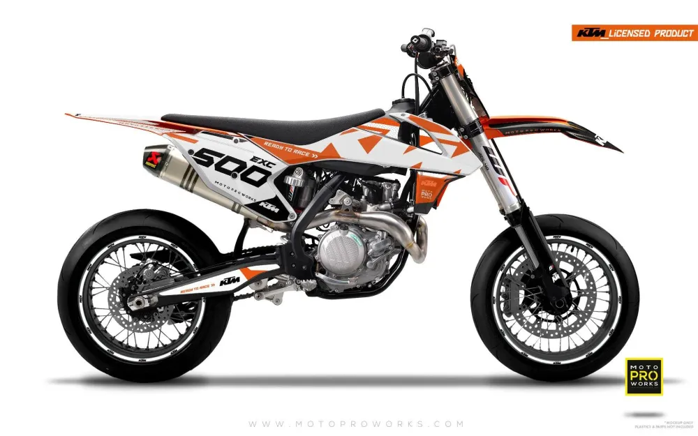 KTM GRAPHICS - "READYONE" (orange/white)