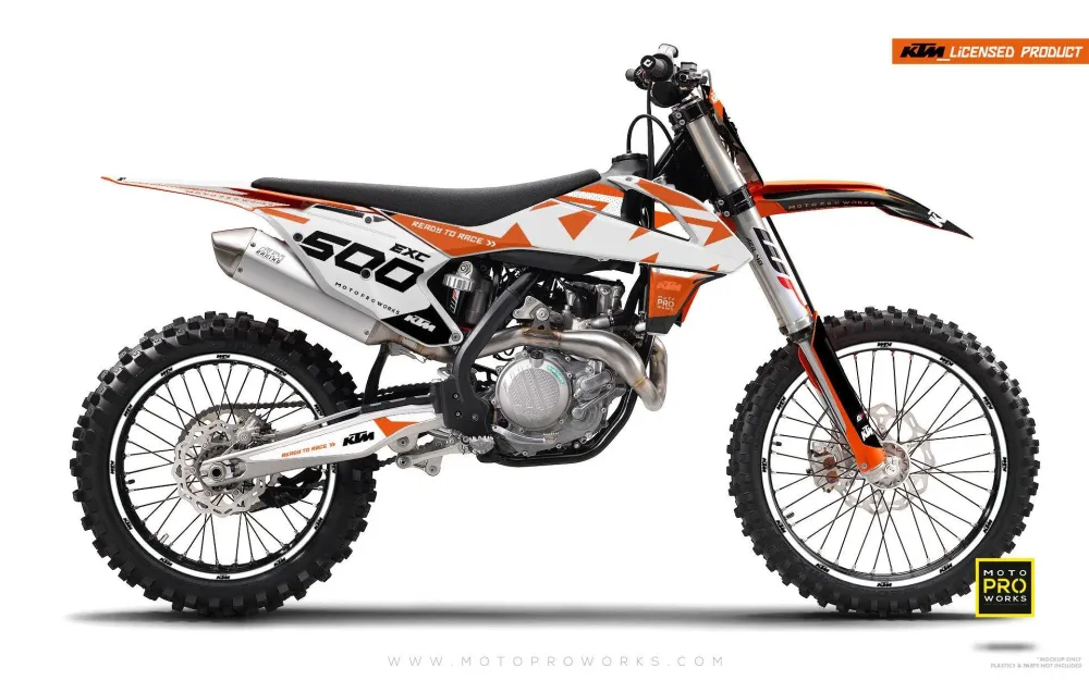 KTM GRAPHICS - "READYONE" (orange/white)
