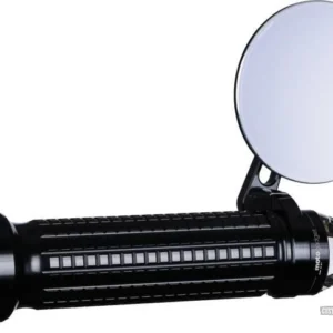 mo.view spy Bar End Mirror Ravenzwart, Anodized Harley-Davidson