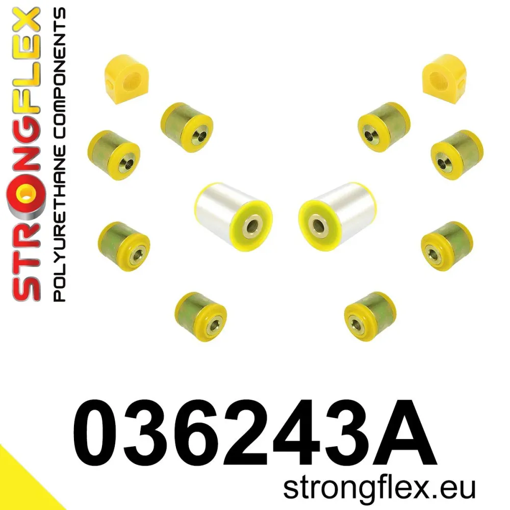 Rear suspension bush kit SPORT - BMW > Serie 1 > I E81 / E82 / E87 / E88 > E82 M1 Coupe|BMW > Serie 3 > V E90 / E91 / E92...
