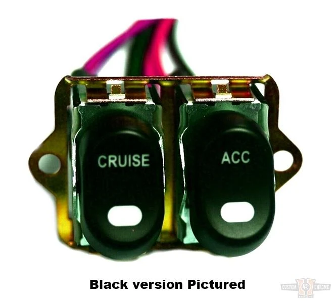 CCE, Rocker Switch Kit, Fairing- Handle Bar, Cruise/Acc, Gouden Harley-Davidson