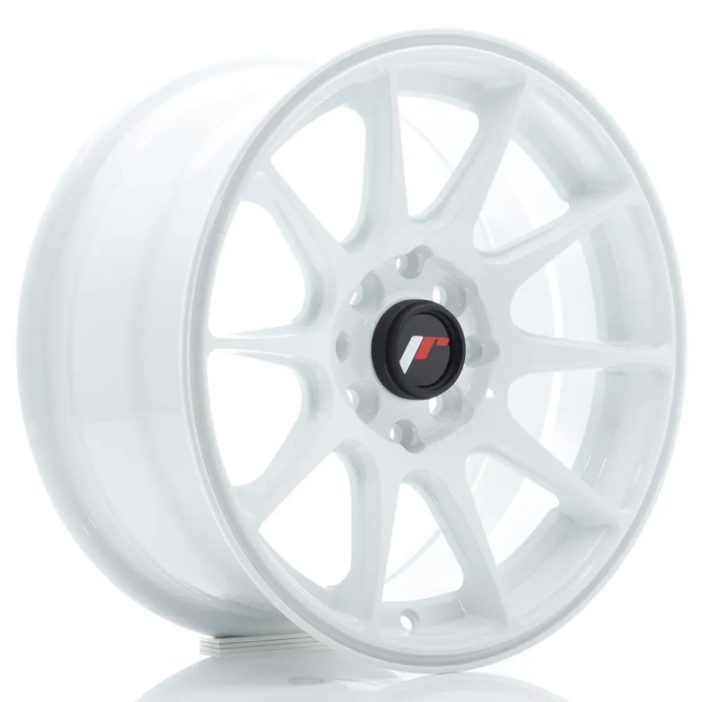 Japan Racing JR-11 15x7" 4x100/108 ET30, Sneeuwwit