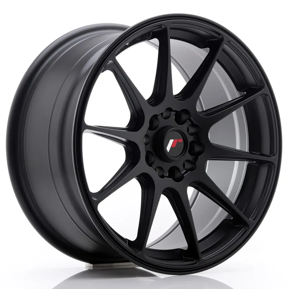 Japan Racing JR-11 17x8.25" 5x100/108 ET35, Flat Zwart