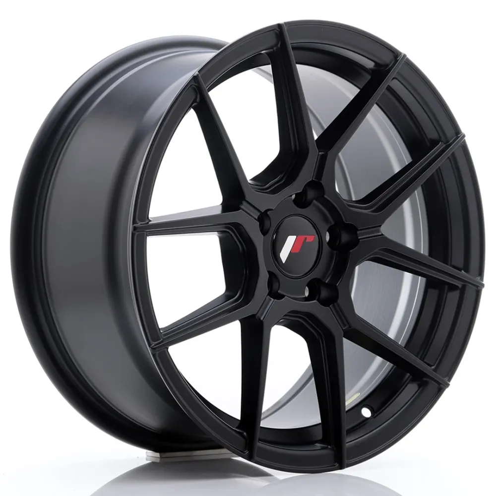 Japan Racing JR-30 17x8" 5x100 ET40, Flat Zwart