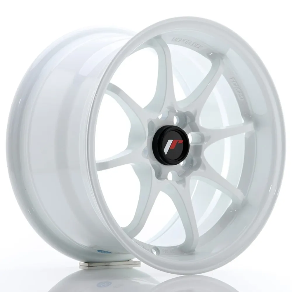 Japan Racing JR-5 15x8" 4x100 ET28, Sneeuwwit