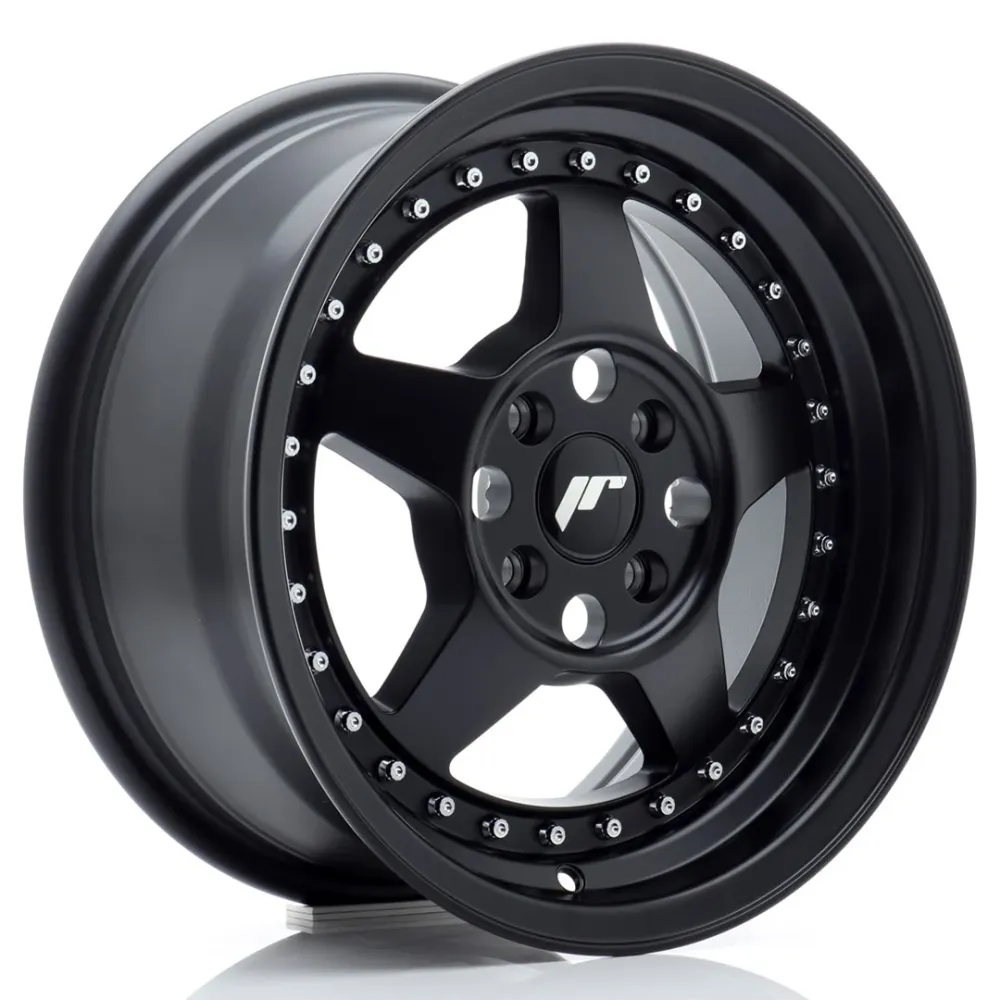 Japan Racing JR-6 15x7" 4x100 ET35, Flat Ravenzwart
