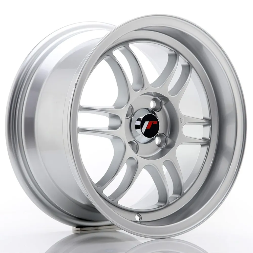 Japan Racing JR-7 15x8" 4x100 ET35, Platinagrijs